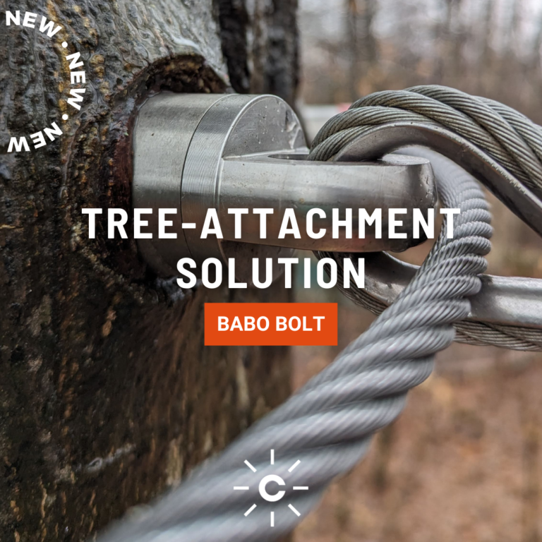 BABO BOLT, la nouvelle solution de fixation aux arbres